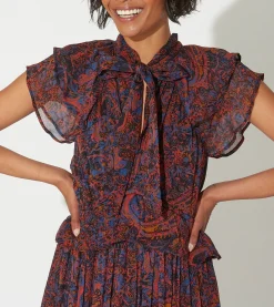 Cleobella Dresses-Nicolette Ankle Dressretrograde Paisley
