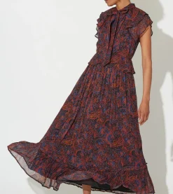 Cleobella Dresses-Nicolette Ankle Dressretrograde Paisley