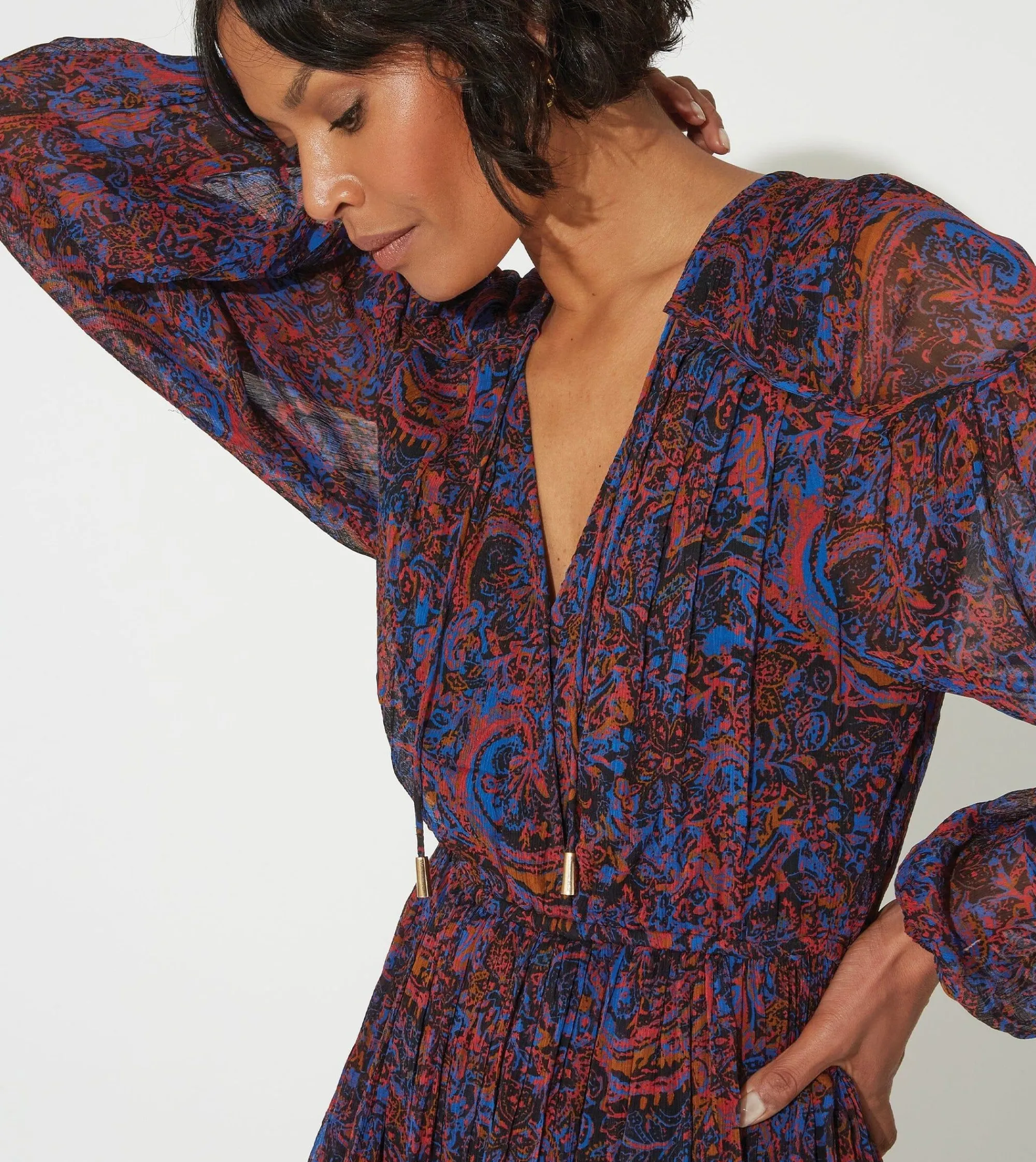 Cleobella Dresses-Nisha Mini Dressretrograde Paisley