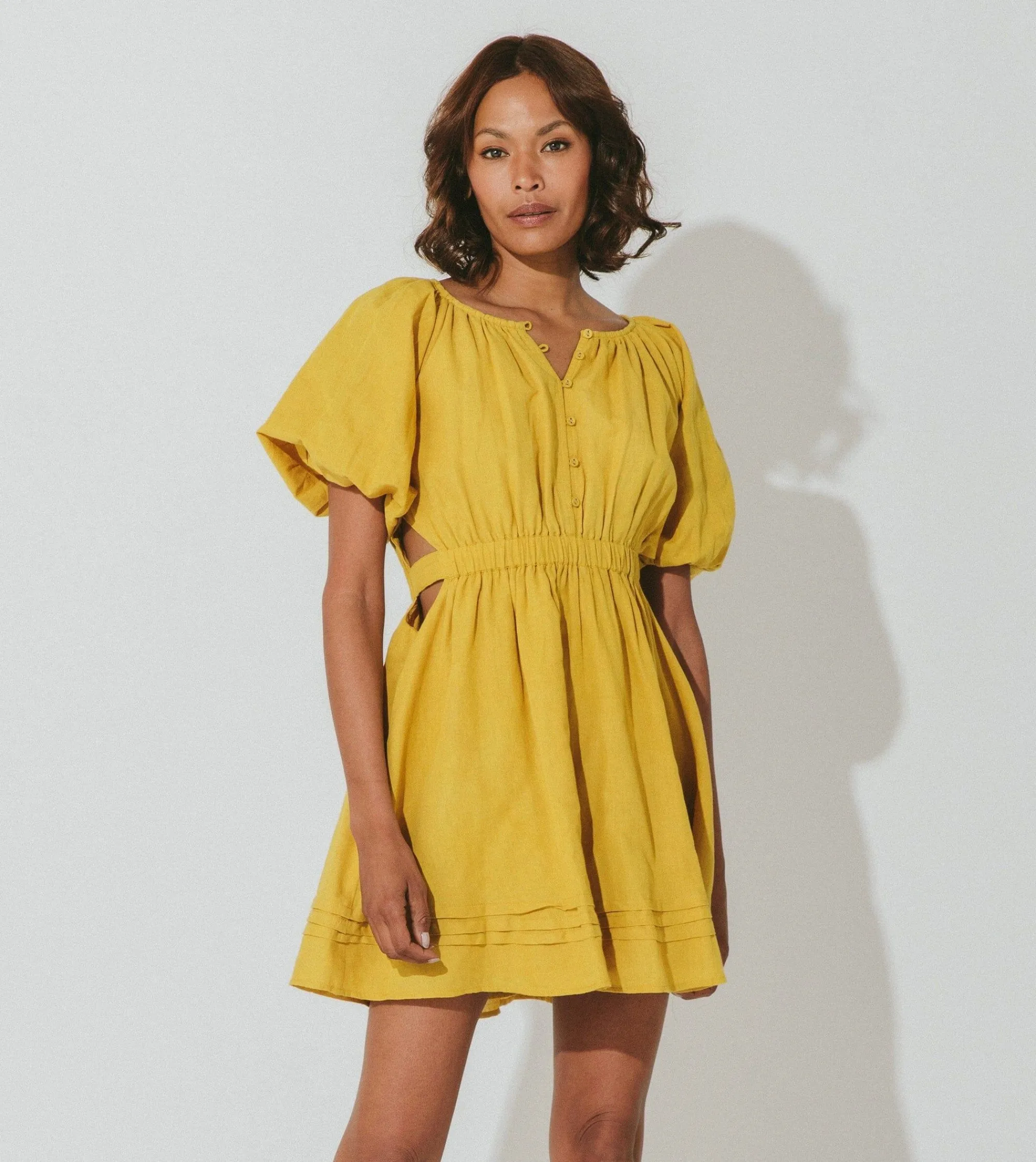 Cleobella Dresses-Orianna Mini Dressmarigold