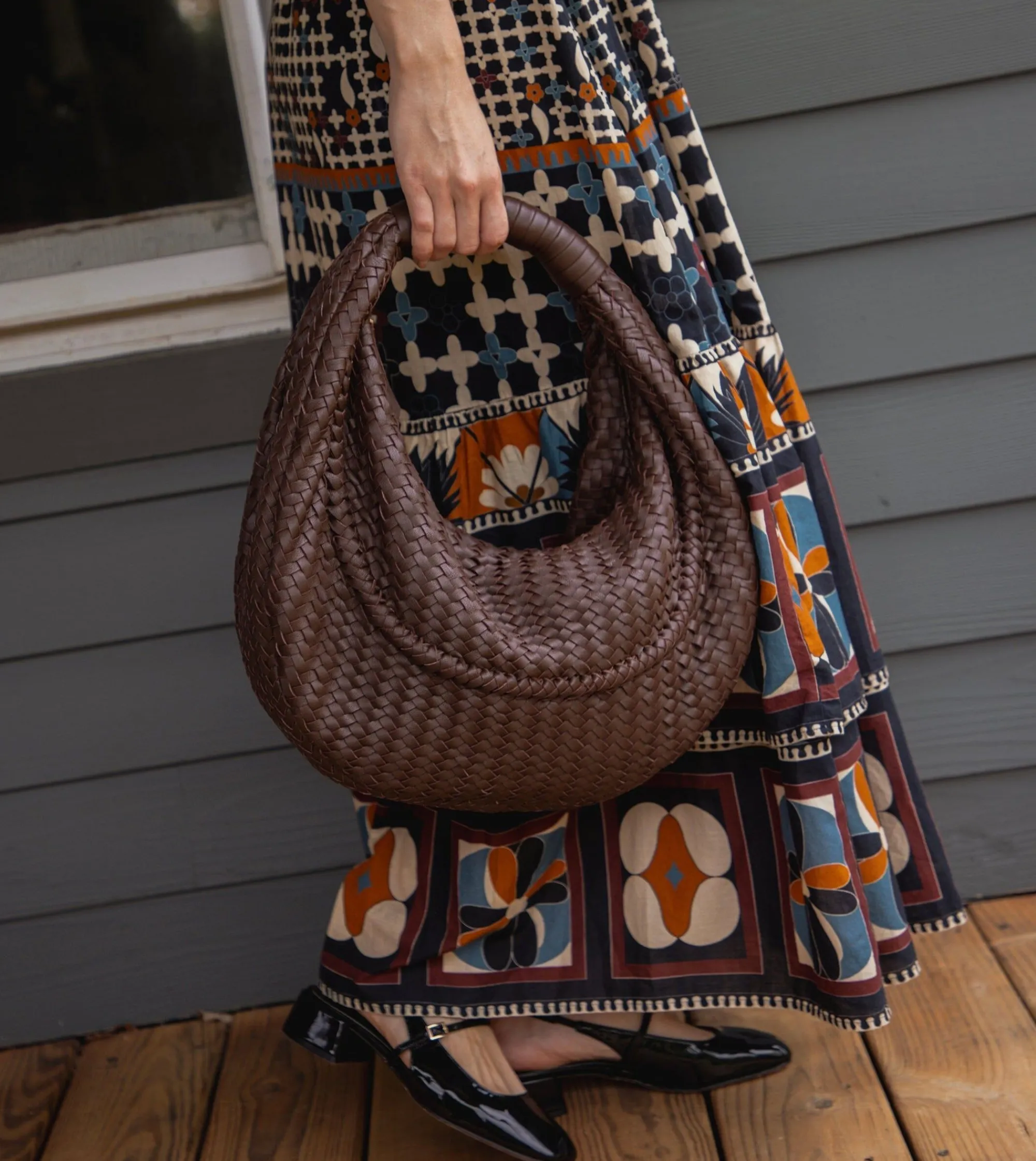 Cleobella Handbags-Palena Hobo Bagchocolate