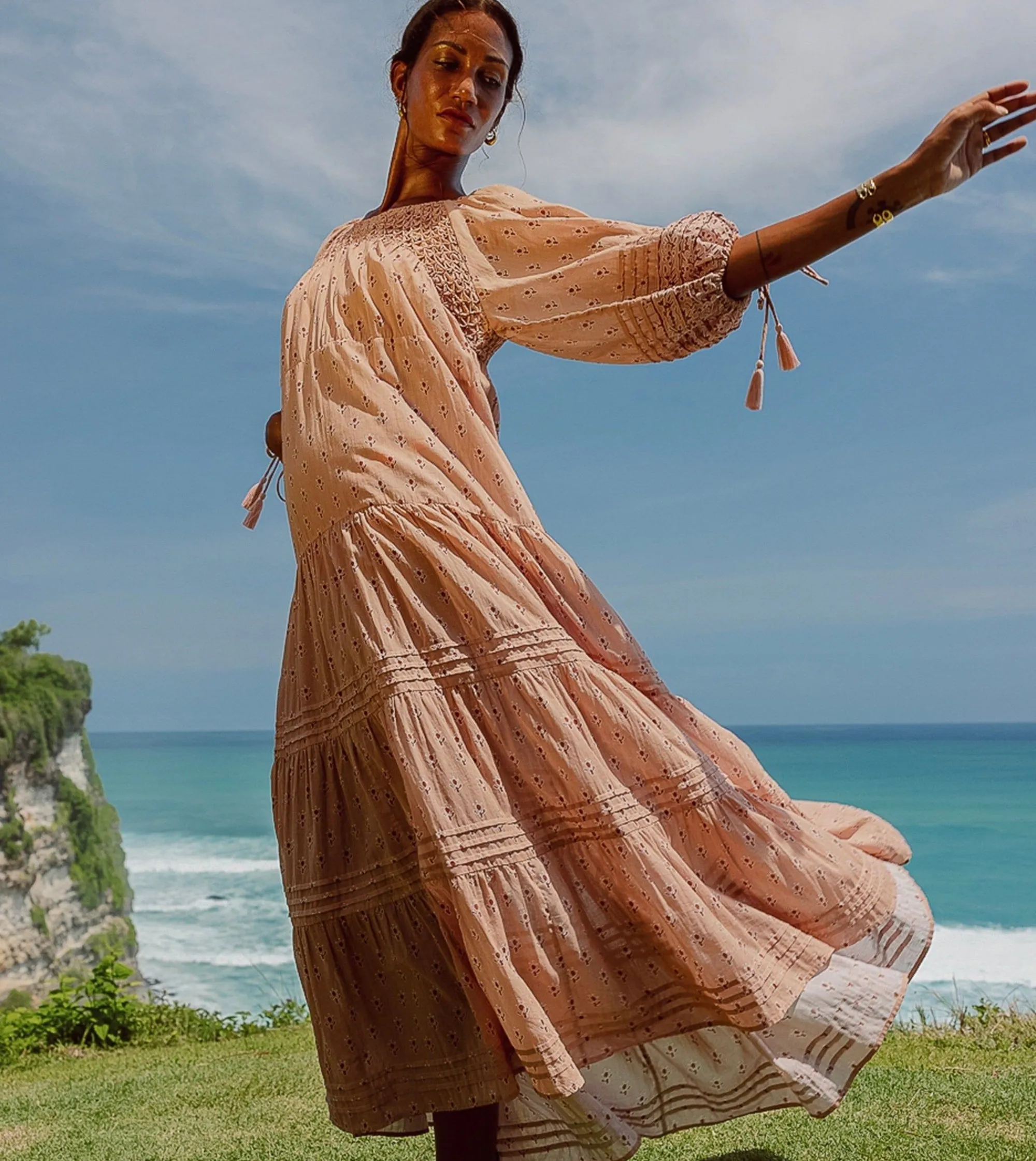 Cleobella Dresses-Petra Kaftan Dresspetal