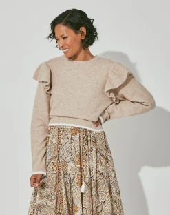 Cleobella Jackets & Sweaters-Quinn Sweateralmond