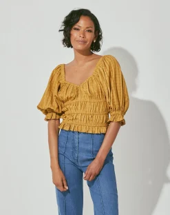 Cleobella Tops-Rebecca Blousegoldie