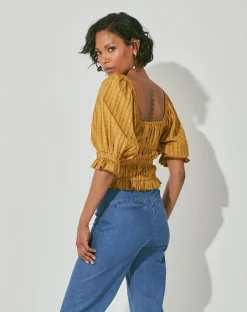 Cleobella Tops-Rebecca Blousegoldie
