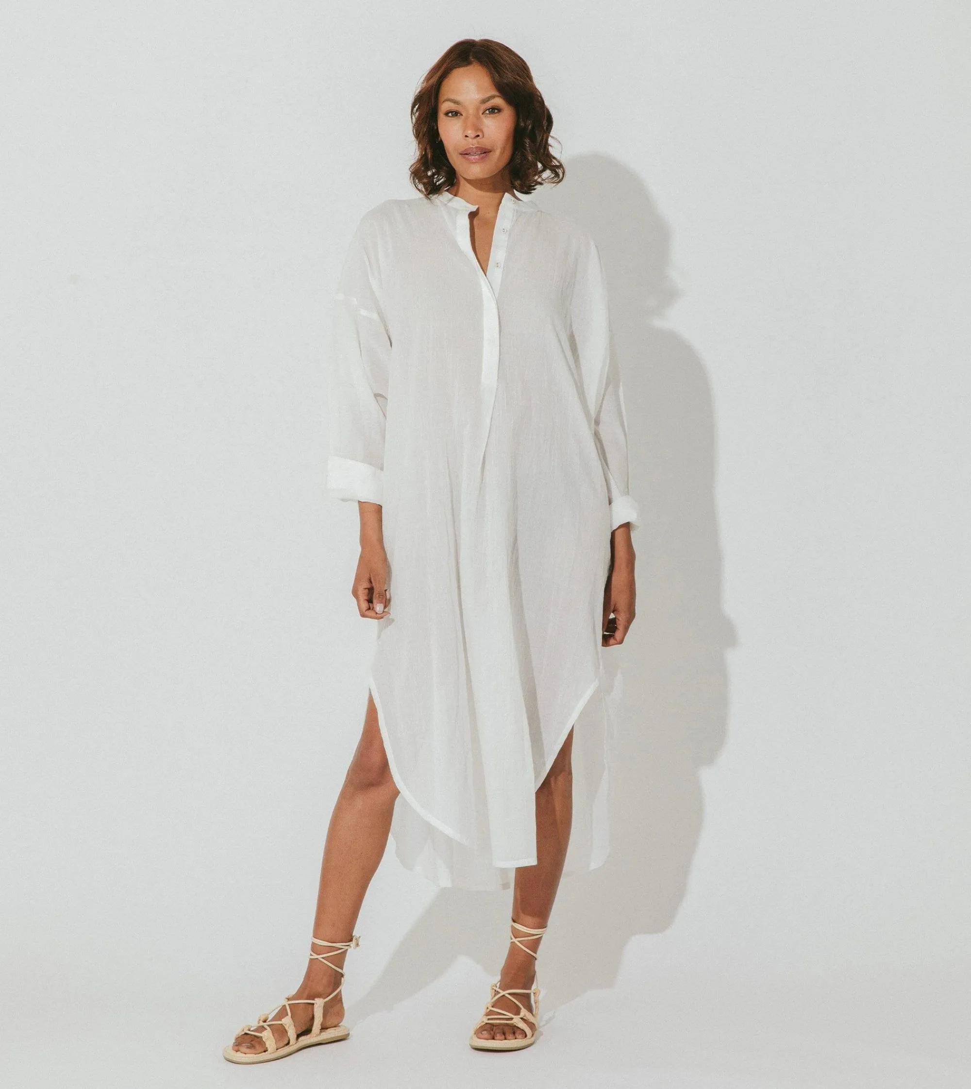Cleobella Dresses-Rohita Kaftan Dresswhite