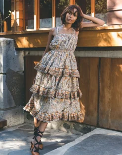 Cleobella Dresses-Rosalie Midi Dresskaleidoscope