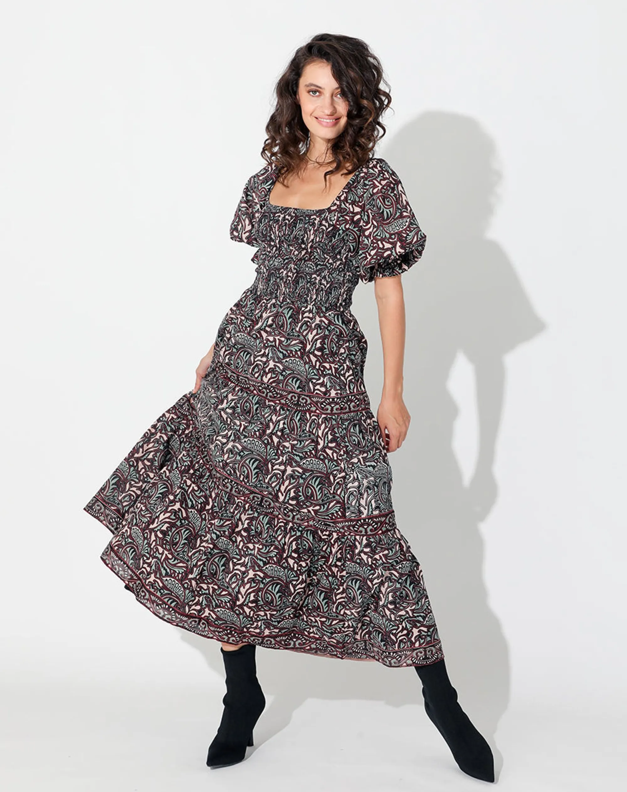 Cleobella Dresses-Saanvi Ankle Dresszuri