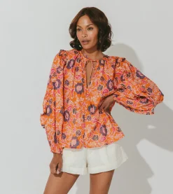 Cleobella Tops-Talia Blousetropique
