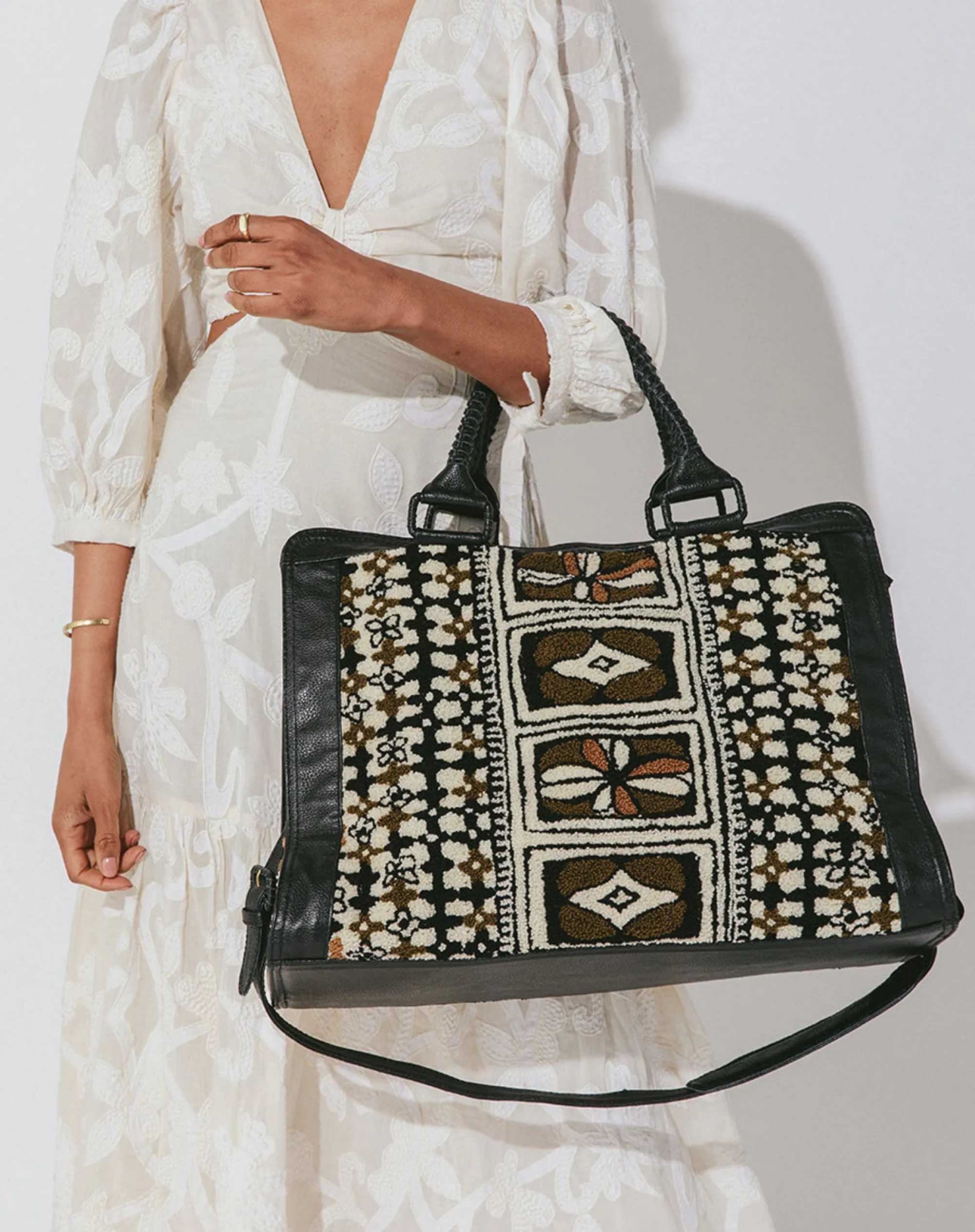 Cleobella Handbags-Travel Bagart Deco