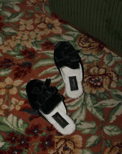 Cleobella Lounge-Velvet Slippersblack