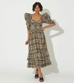 Cleobella Dresses-Vicenza Midi Dressretro Tile