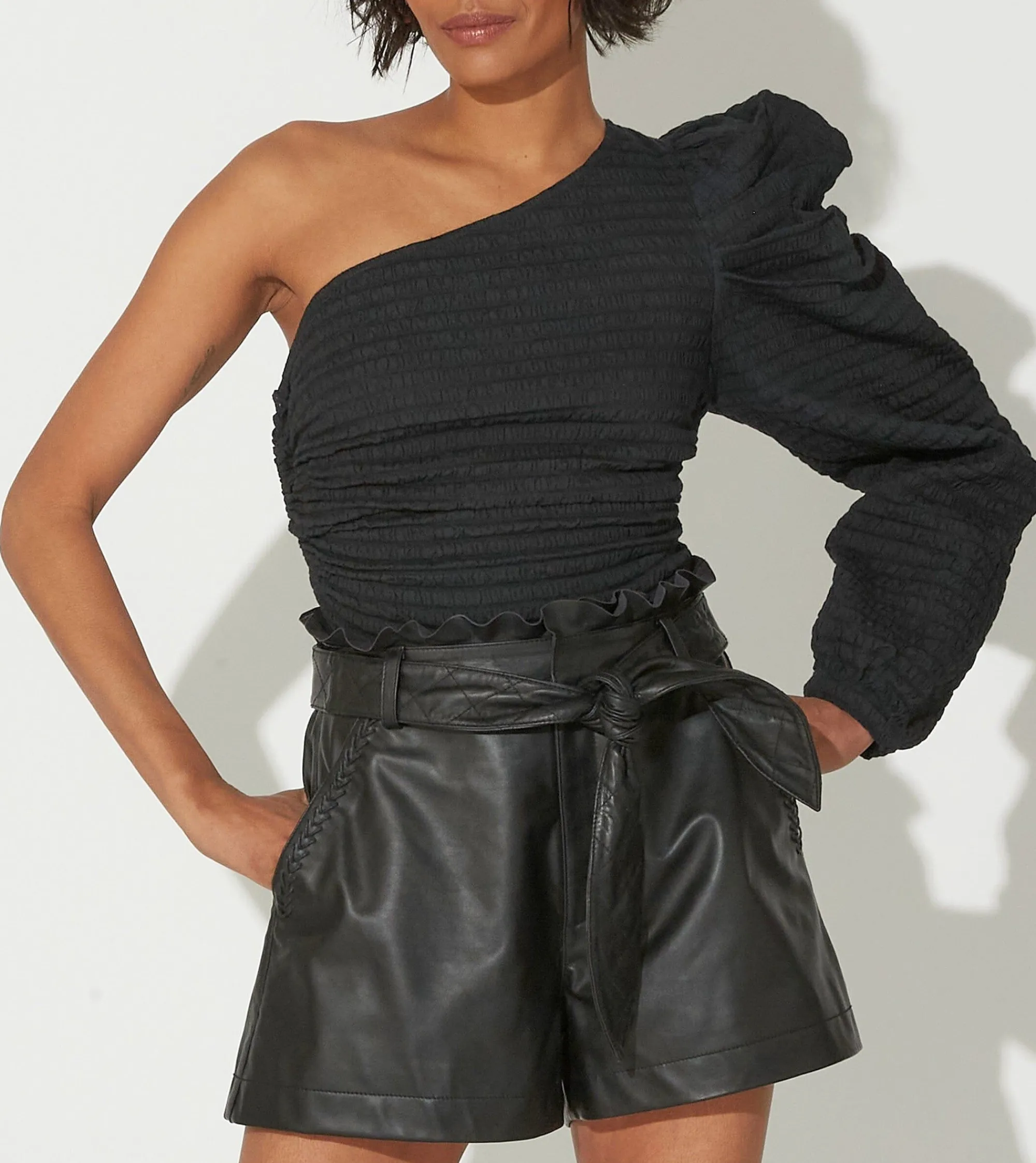 Cleobella Tops-Violet Topblack