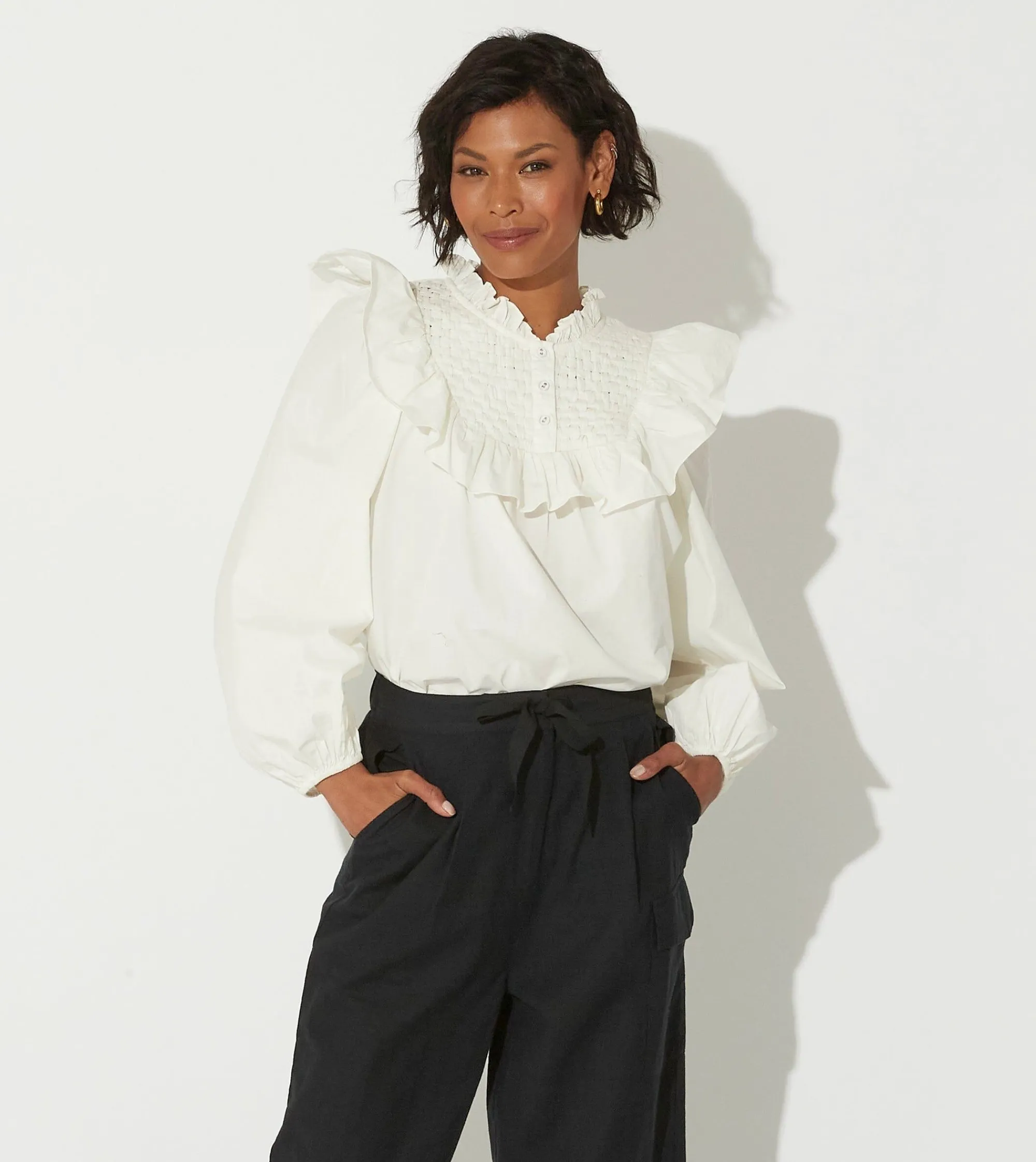 Cleobella Tops-Vivienne Blouseivory