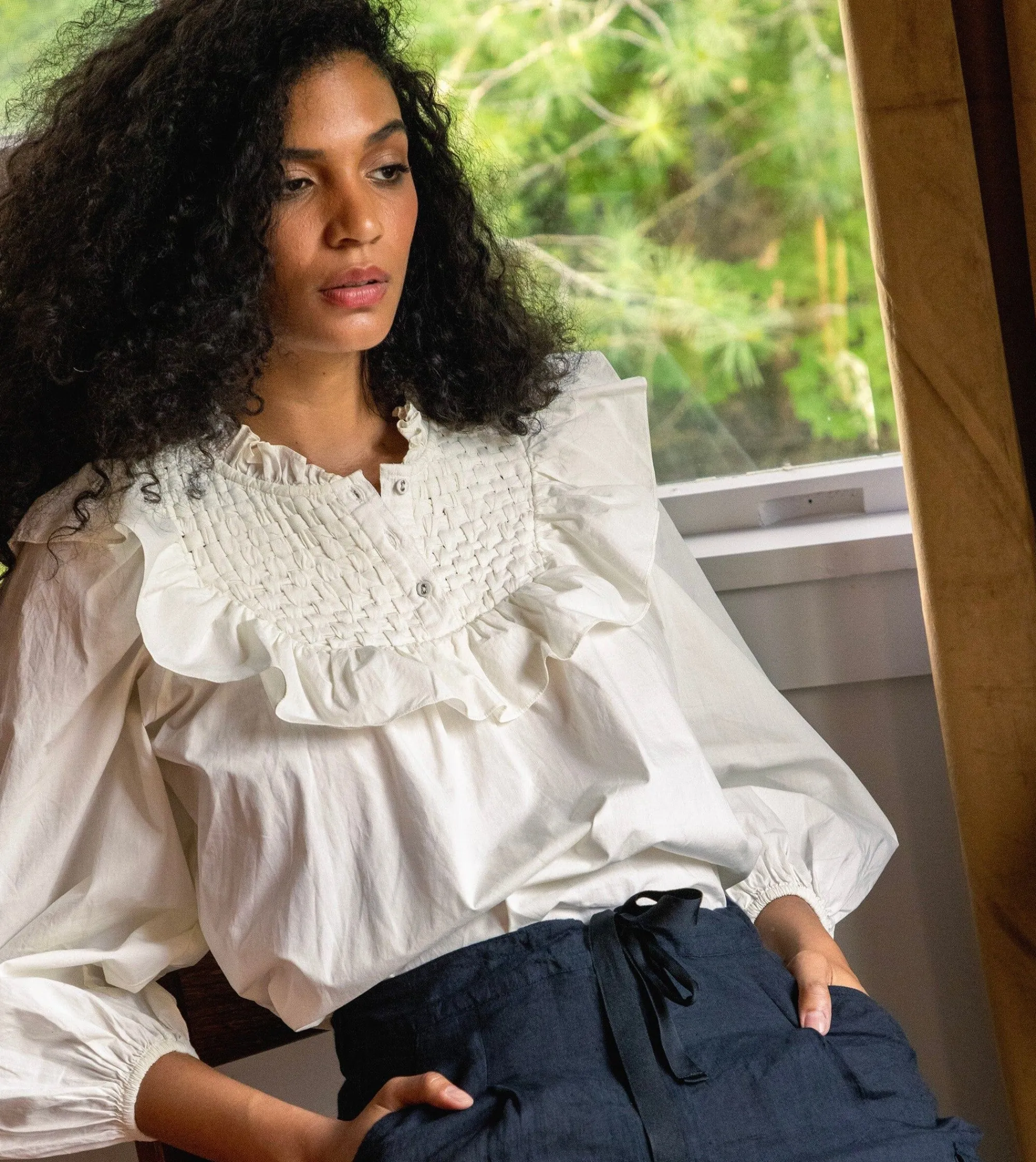 Cleobella Tops-Vivienne Blouseivory
