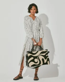 Cleobella Handbags-Weekenderabstract Yin-Yang