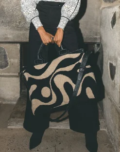 Cleobella Handbags-Weekenderabstract Yin-Yang