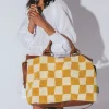 Cleobella Handbags-Weekendercheckered Honey