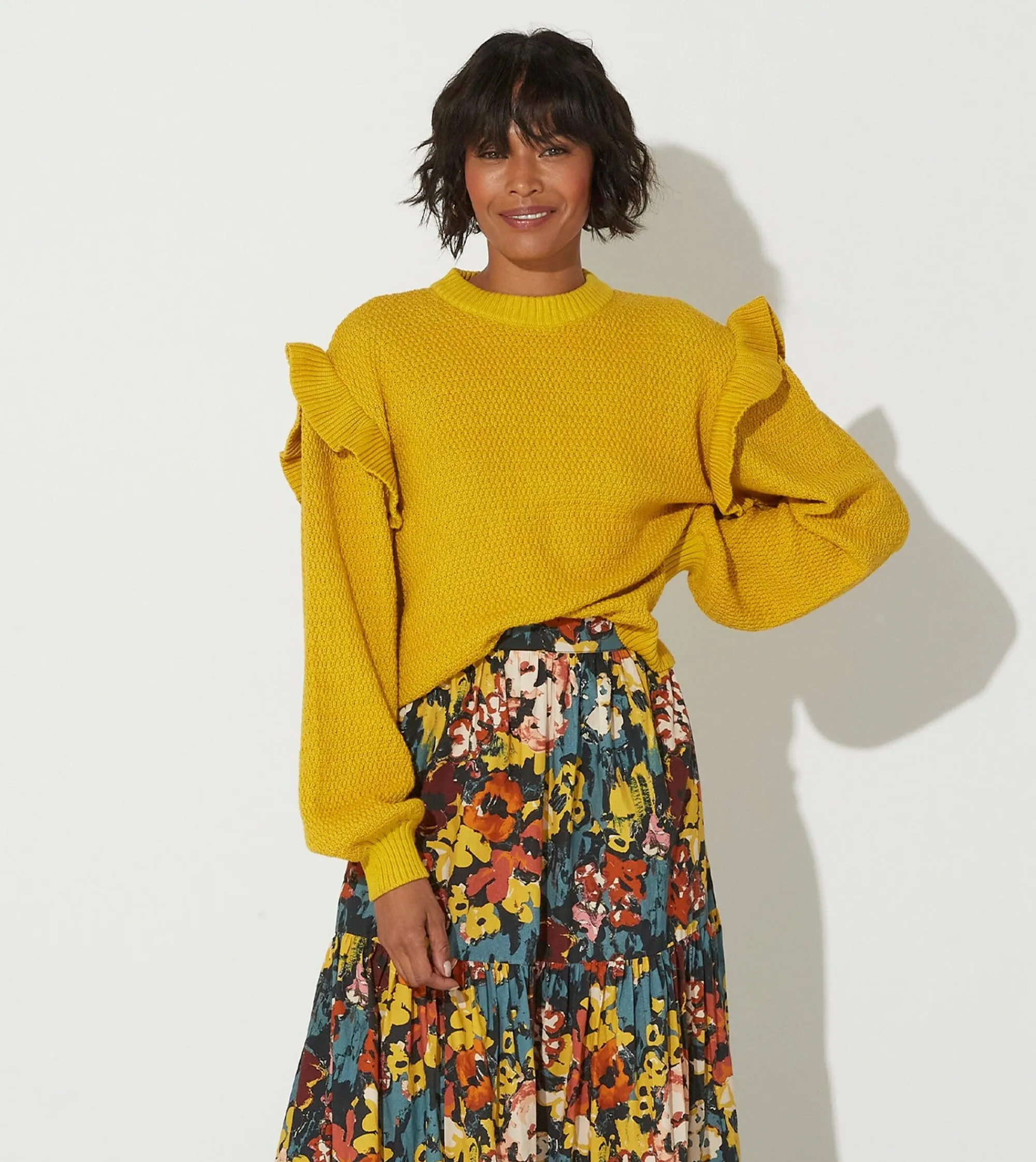 Cleobella Jackets & Sweaters-Yara Sweatercitrine