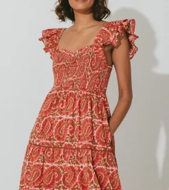 Cleobella Dresses-Zahara Ankle Dressaurora