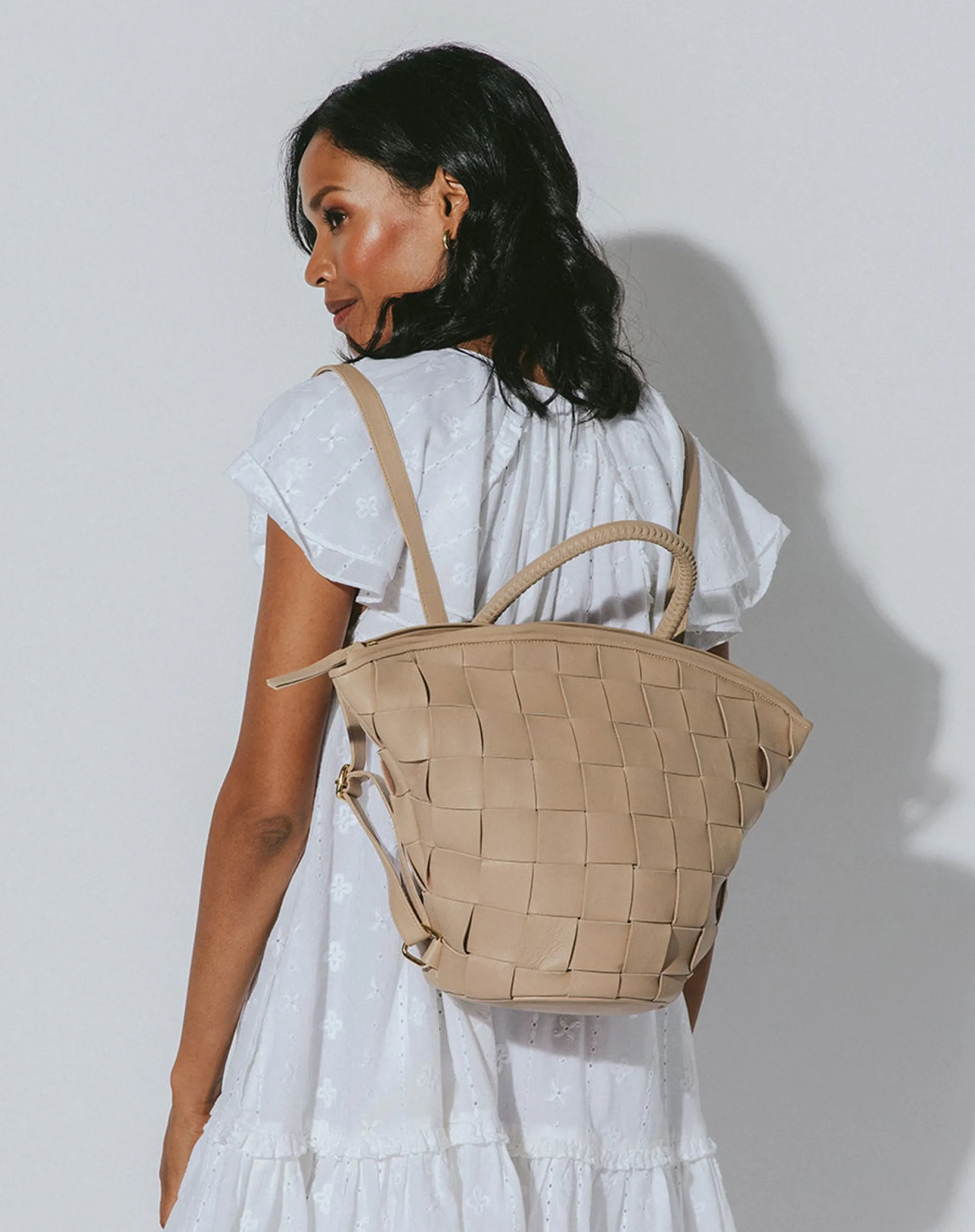 Cleobella Handbags-Zeda Backpackbone